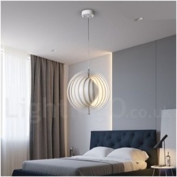 Globe White Rotate Postmoderne DIY Hanglamp