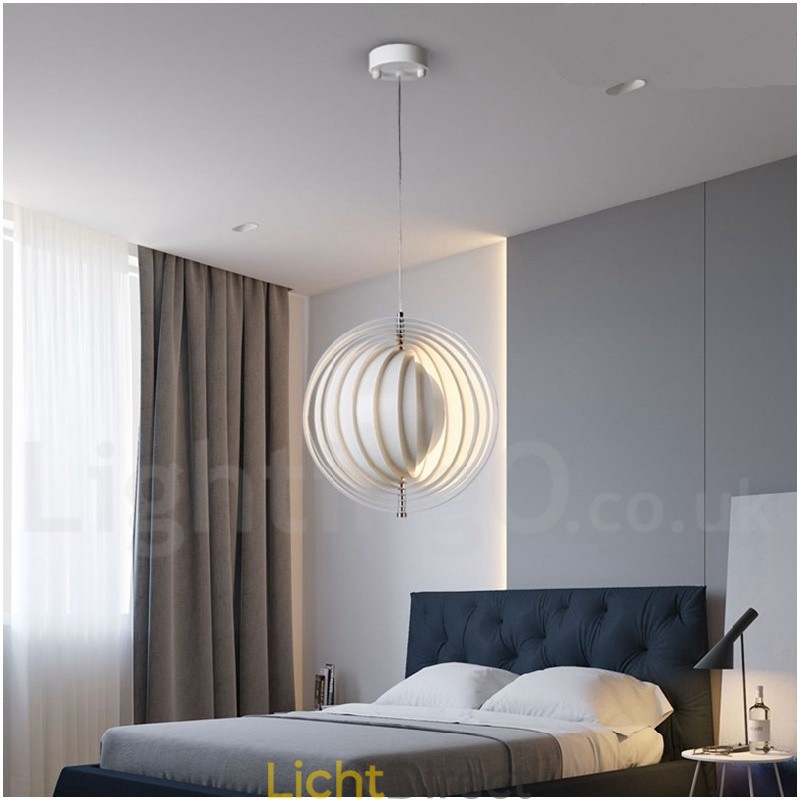 Globe White Rotate Postmoderne DIY Hanglamp