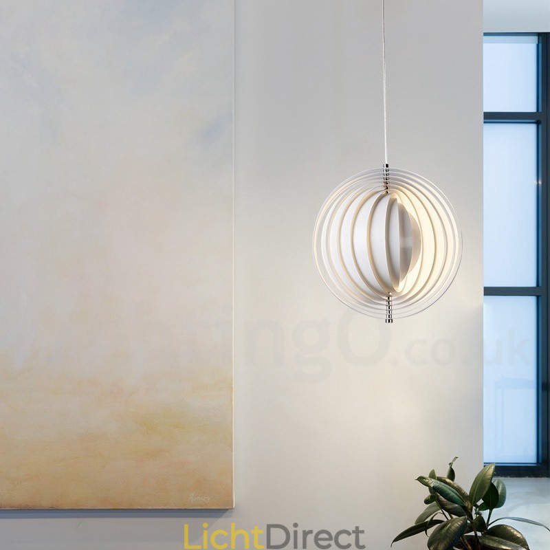 Globe White Rotate Postmoderne DIY Hanglamp
