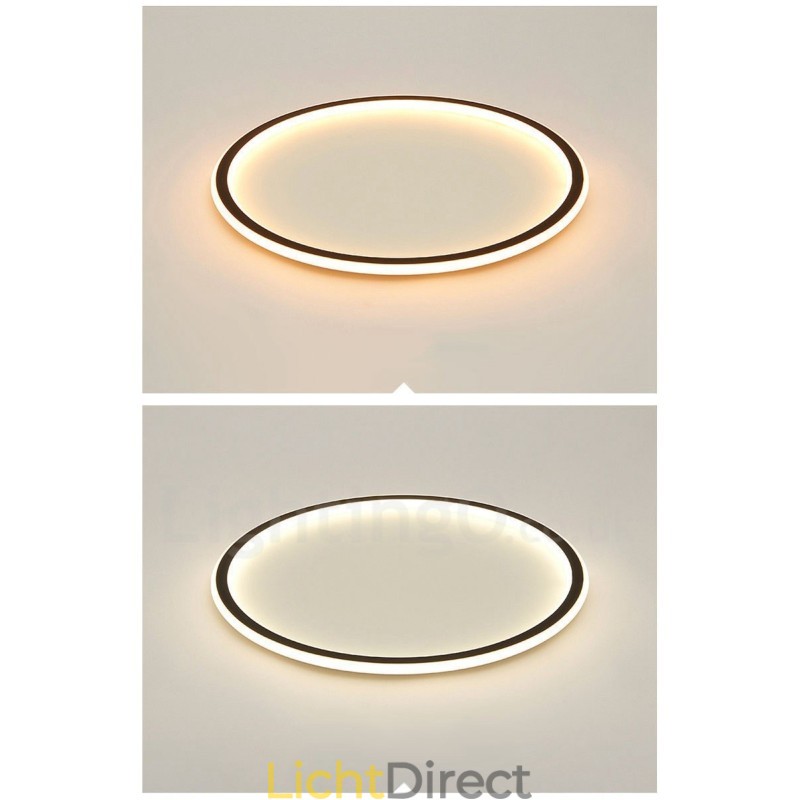 Ultradunne dimbare moderne eigentijdse Scandinavische stijl plafondlampen met afstandsbediening, kunnen ook als wandlamp worden gebruikt