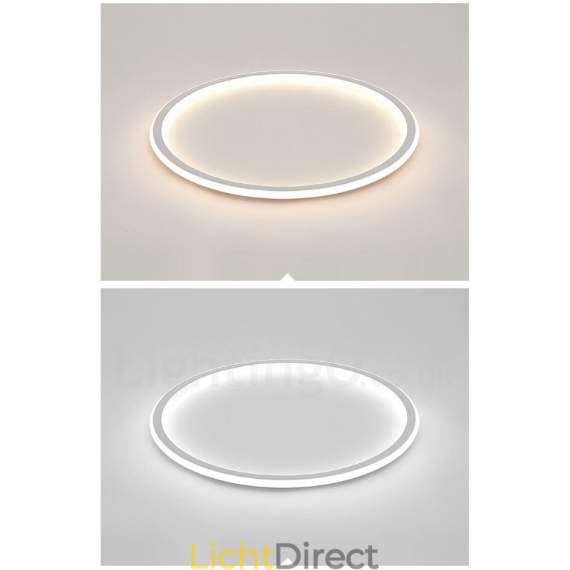 Ultradunne dimbare moderne eigentijdse Scandinavische stijl plafondlampen met afstandsbediening, kunnen ook als wandlamp worden gebruikt