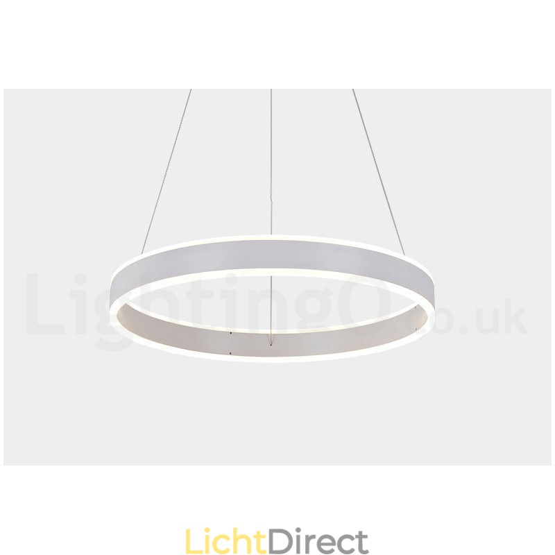 1 Ring Twee Strips Art Deco Hanglamp 60cm Hanglamp