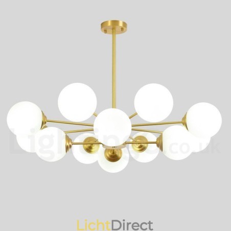 12 Licht (8+4 Licht) Twee Niveaus Puur Messing Noord-Europese Bonen Kroonluchter Moderne Metalen Moleculen Hanglamp 12 Licht (8+4 Licht) Twee Niveaus Puur Messing Noord-Europese Bonen Kroonluchter Moderne Metalen Moleculen Hanglamp