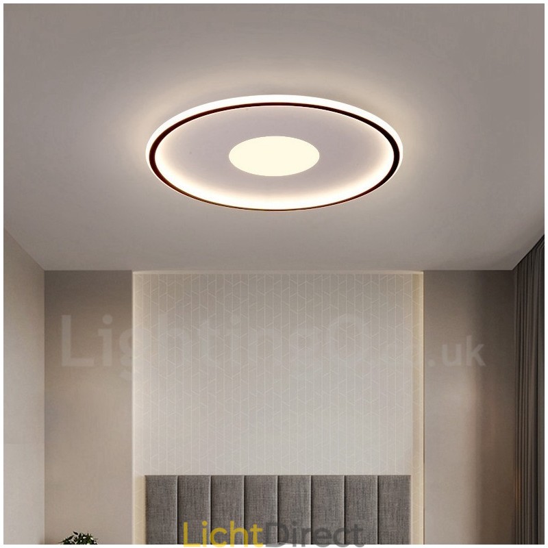 Ultradunne dimbare moderne eigentijdse Scandinavische stijl plafondlampen met afstandsbediening, kunnen ook als wandlamp worden gebruikt
