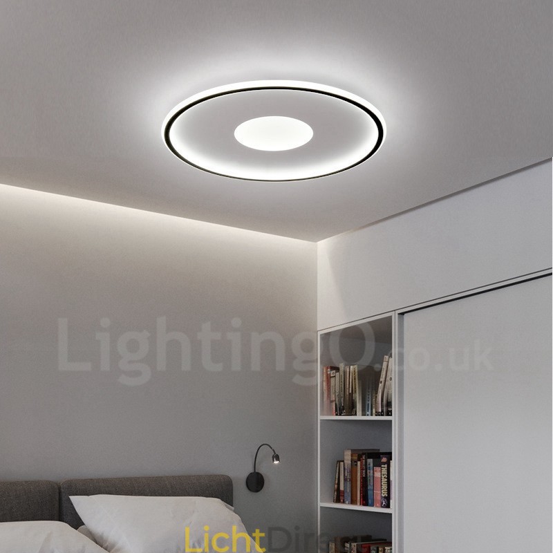 Ultradunne dimbare moderne eigentijdse Scandinavische stijl plafondlampen met afstandsbediening, kunnen ook als wandlamp worden gebruikt