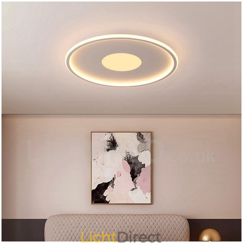 Ultradunne dimbare moderne eigentijdse Scandinavische stijl plafondlampen met afstandsbediening, kunnen ook als wandlamp worden gebruikt