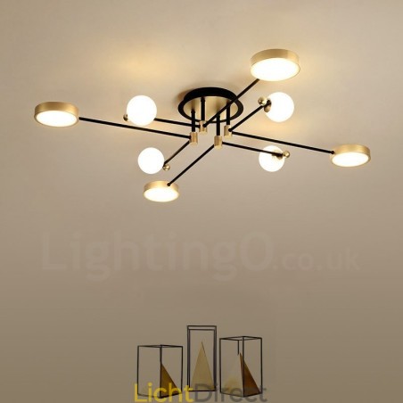 Goudzwart plafond moderne metalen kroonluchter Goudzwart plafond moderne metalen kroonluchter