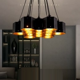 Loft Industriële Stijl Hangende Kroonluchter Licht