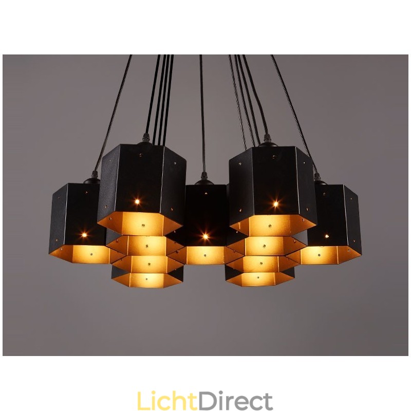 Loft Industriële Stijl Hangende Kroonluchter Licht