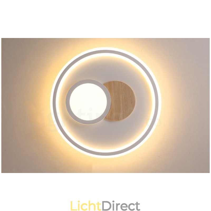 Dimbare moderne, eigentijdse, Scandinavische stijl plafondlampen met afstandsbediening, kunnen ook als wandlamp worden gebruikt