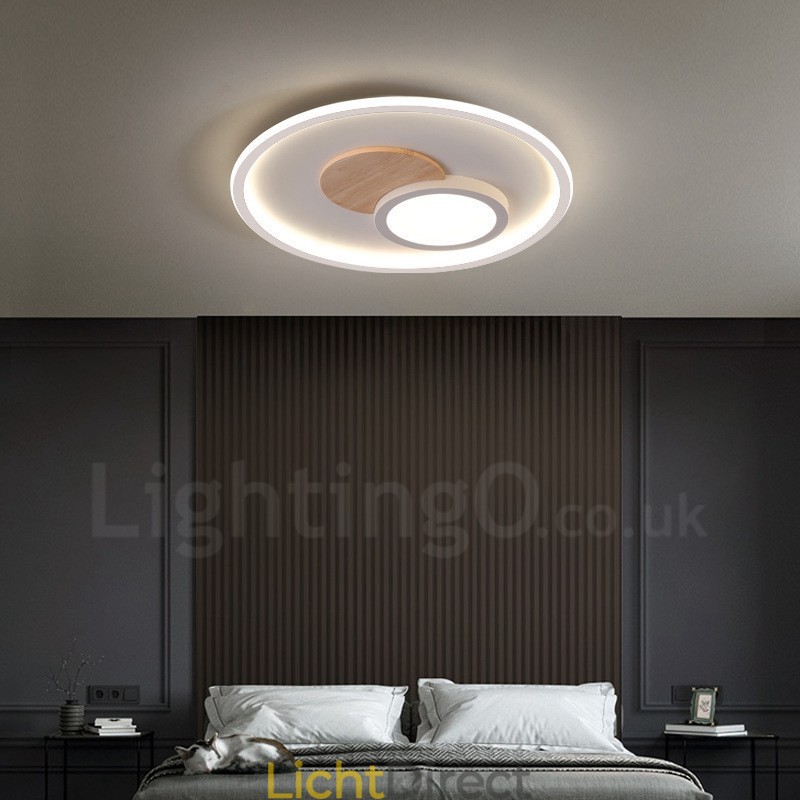 Dimbare moderne, eigentijdse, Scandinavische stijl plafondlampen met afstandsbediening, kunnen ook als wandlamp worden gebruikt