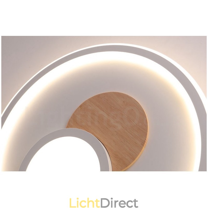 Dimbare moderne, eigentijdse, Scandinavische stijl plafondlampen met afstandsbediening, kunnen ook als wandlamp worden gebruikt