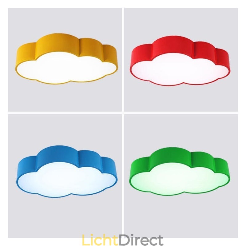 Macaron Multi color Cloud Moderne Scandinavische Stijl Plafondlampen met Acryl Kap