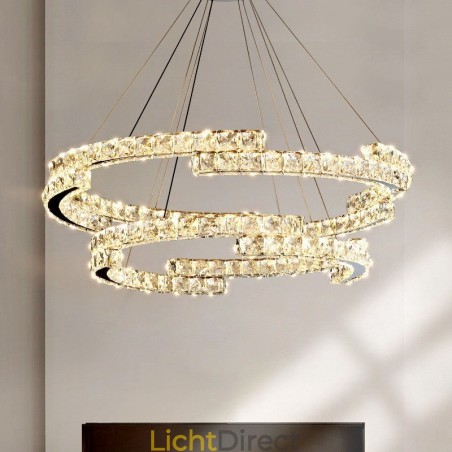 Ronde kristallen hanglamp Luxe K9 kristal binnen plafondarmatuur Ronde kristallen hanglamp Luxe K9 kristal binnen plafondarmatuur