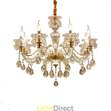 Luxe Kristallen Kroonluchter K9 Kristallen Kroonluchter met Gloeiende Arm Luxe Kristallen Kroonluchter K9 Kristallen Kroonluchter met Gloeiende Arm