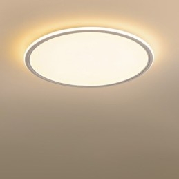 Nordic 3,5 cm dikke ronde plafondlamp met volledig spectrum voor oogbescherming, dimbaar voor binnen