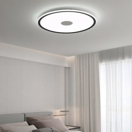 Nordic 3,5 cm dikke ronde plafondlamp met volledig spectrum voor oogbescherming, dimbaar voor binnen