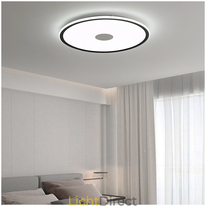 Nordic 3,5 cm dikke ronde plafondlamp met volledig spectrum voor oogbescherming, dimbaar voor binnen