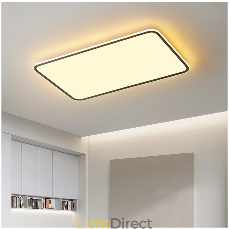 Moderne grote dimbare rechthoekige plafondlamp voor binnenverlichting