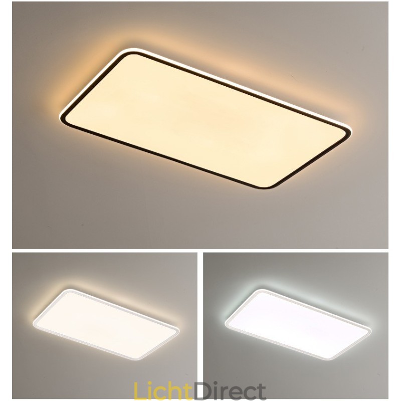 Moderne grote dimbare rechthoekige plafondlamp voor binnenverlichting
