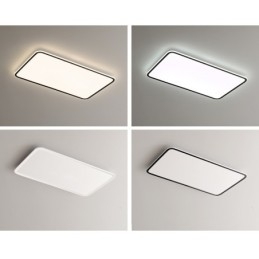 Moderne grote dimbare rechthoekige plafondlamp voor binnenverlichting
