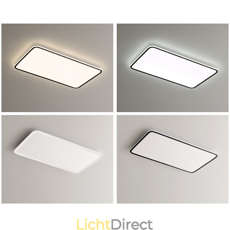 Moderne grote dimbare rechthoekige plafondlamp voor binnenverlichting