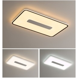 Moderne grote dimbare rechthoekige plafondlamp met volledig spectrum oogbescherming