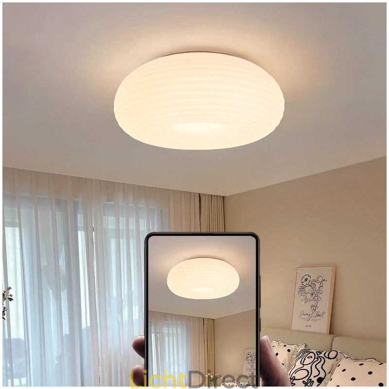 Dimbare Full Spectrum Oogbescherming Ronde Moderne Plafondlamp