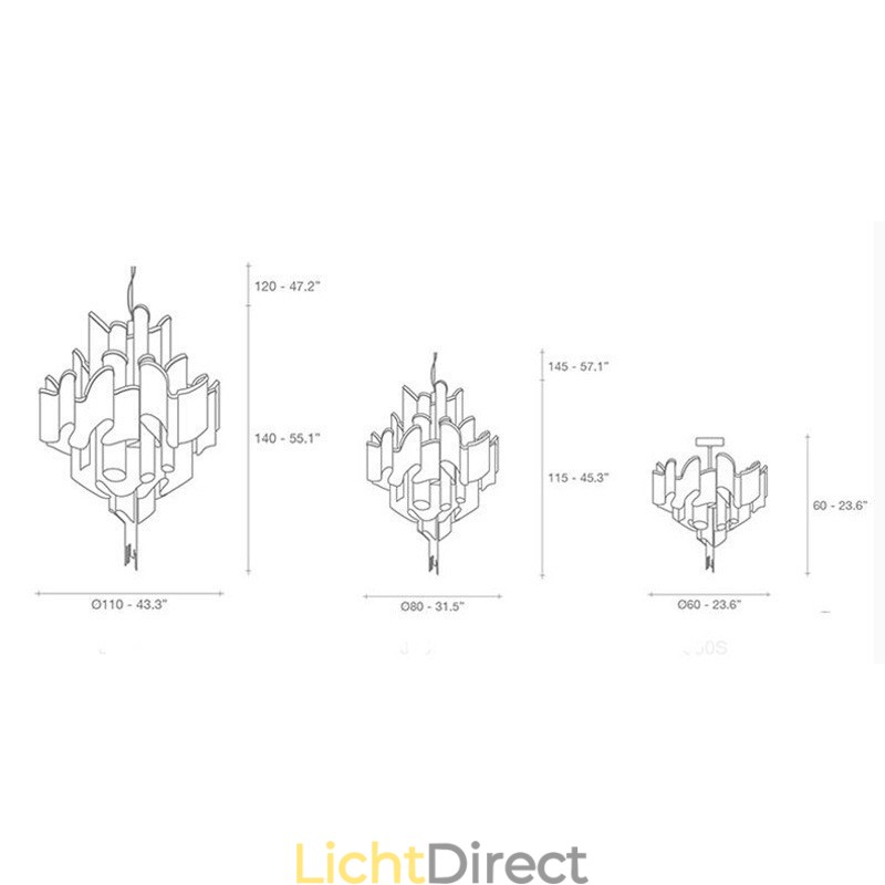 Kwastjes Extra Grote Maat Kroonluchter Design Plafond Hanglamp