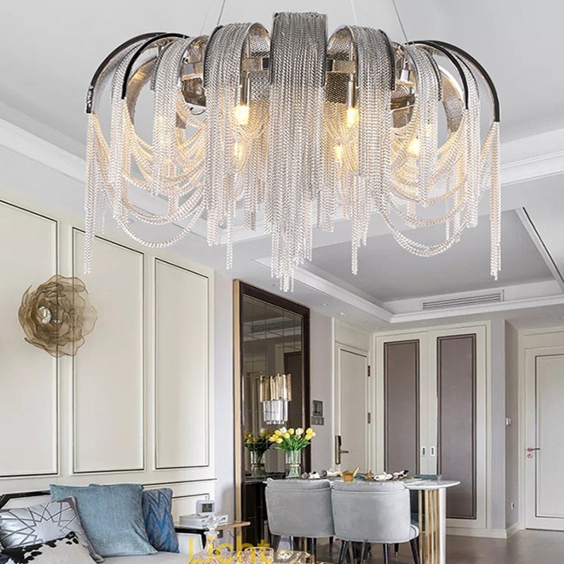 Kwastjes Extra Grote Maat Kroonluchter Design Plafond Hanglamp