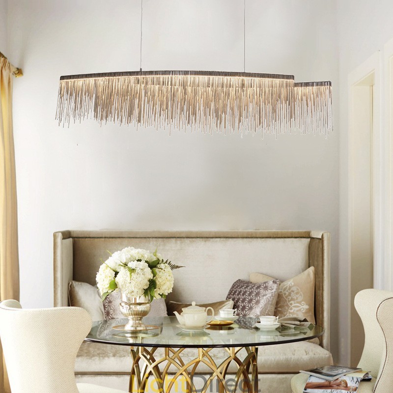 Kwastjes Extra Grote Design Plafond Hanglamp Eiland