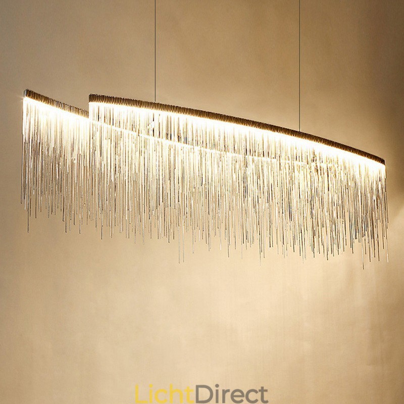 Kwastjes Extra Grote Design Plafond Hanglamp Eiland