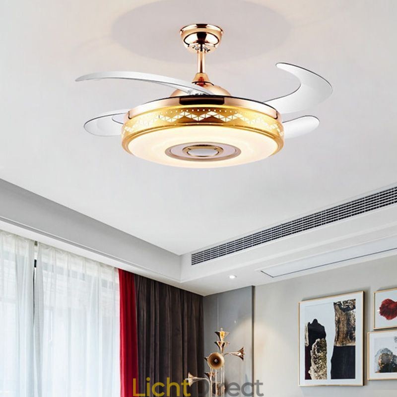 Moderne elektrische plafondventilator inverter ventilator licht