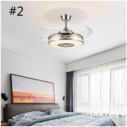 Moderne elektrische plafondventilator inverter ventilator licht