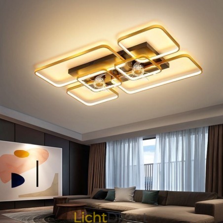 Plafondventilator met verlichting Decoratieventilator Acryllamp Plafondventilator met verlichting Decoratieventilator Acryllamp