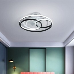 Moderne plafondlampen cirkelringen design plafondventilator