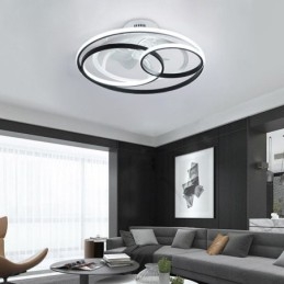 Moderne plafondlampen cirkelringen design plafondventilator