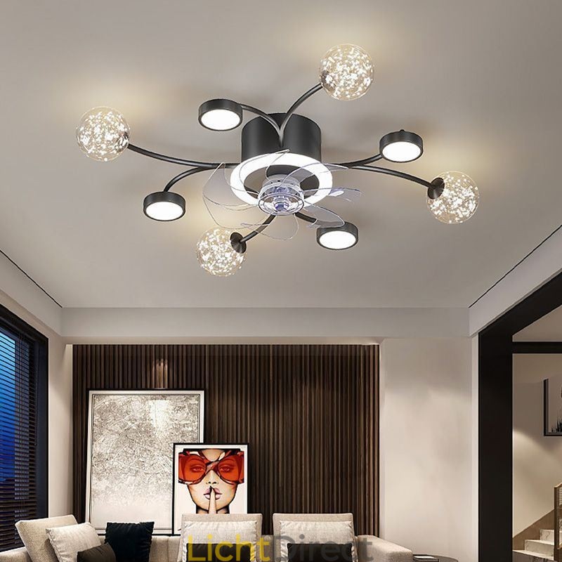 Creatieve ventilator plafondlamp plafond kroonluchter