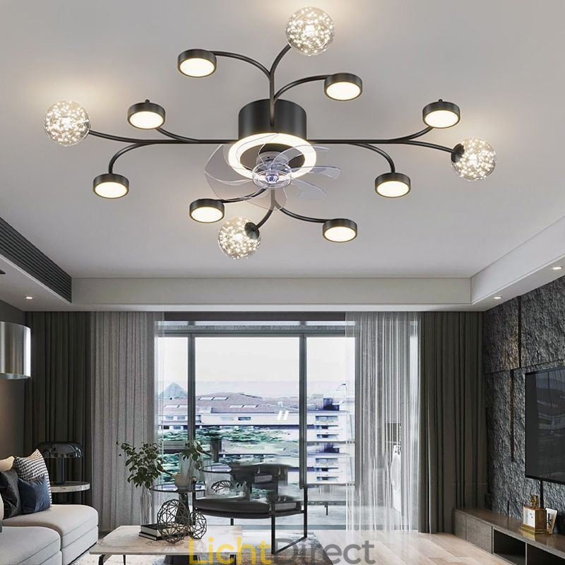 Creatieve ventilator plafondlamp plafond kroonluchter