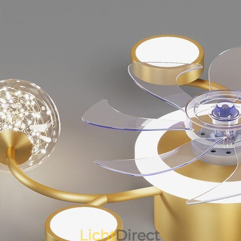 Creatieve ventilator plafondlamp plafond kroonluchter