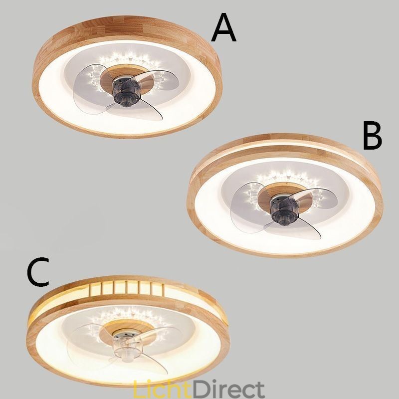 Moderne Inverter Plafondventilator Met Verlichting Afstandsbediening Plafondlamp Ventilatorlamp