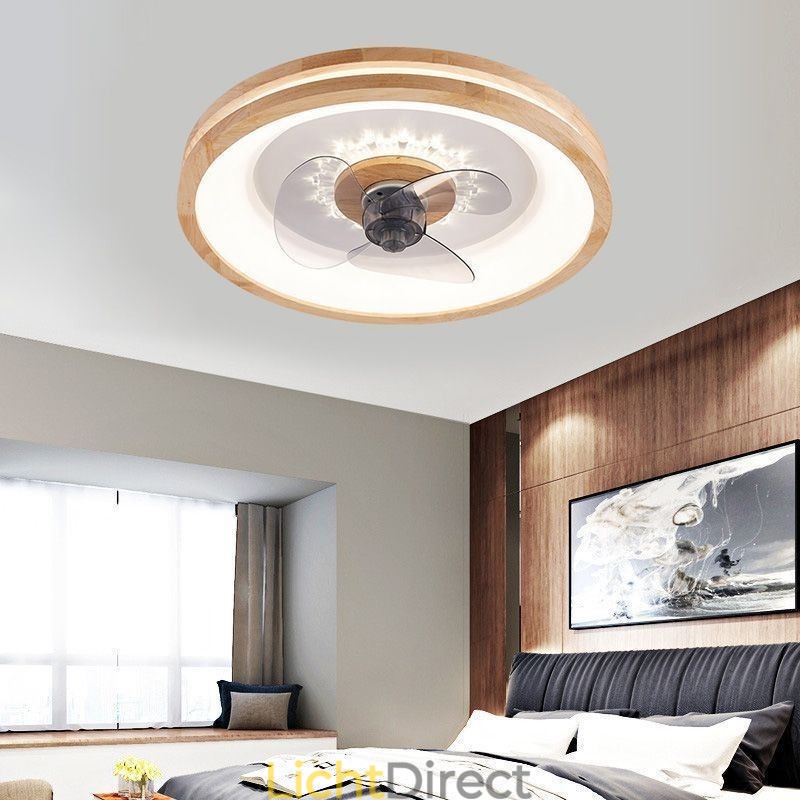 Moderne Inverter Plafondventilator Met Verlichting Afstandsbediening Plafondlamp Ventilatorlamp