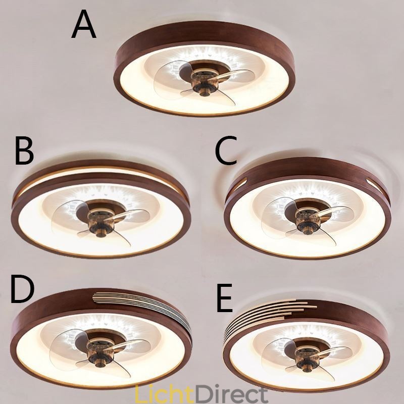 Moderne Inverter Plafondventilator Verlichting Afstandsbediening Plafondlamp Ventilatorlamp
