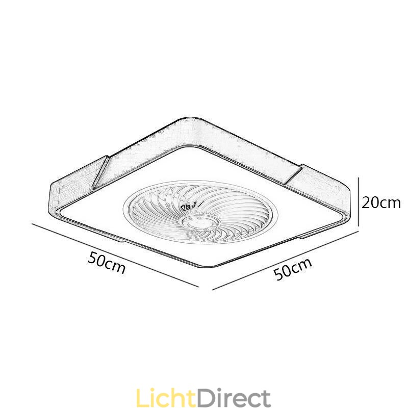 Moderne plafondventilatorverlichting Eenvoudige plafondlamp Plafondlamp