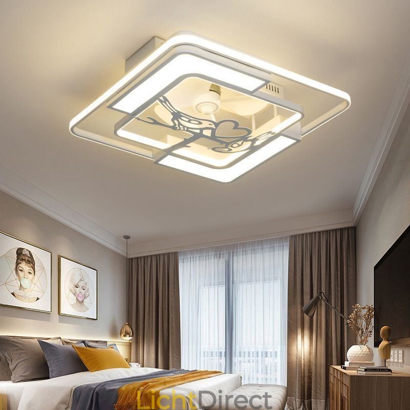 Europese stijl plafondventilatoren met licht