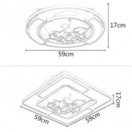Europese stijl plafondventilatoren met licht