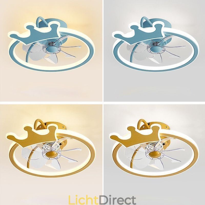 Cartoon Plafondventilatorlamp Creatieve Plafondlamp Kinderen