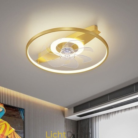 Moderne plafondventilator met verlichting, afstandsbediening, ventilatorlamp Moderne plafondventilator met verlichting, afstandsbediening, ventilatorlamp