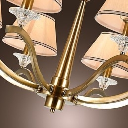 Moderne eigentijdse traditionele klassieke rustieke lodge vintage land eiland messing metalen kroonluchter