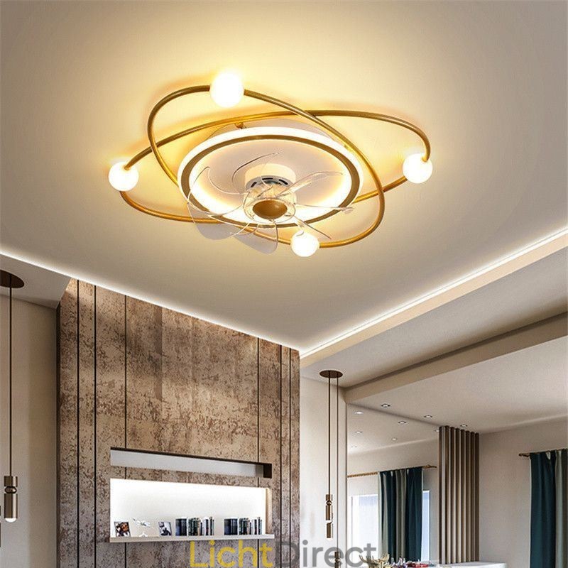 Moderne plafondventilatoren Binnenverlichting Eetkamer
